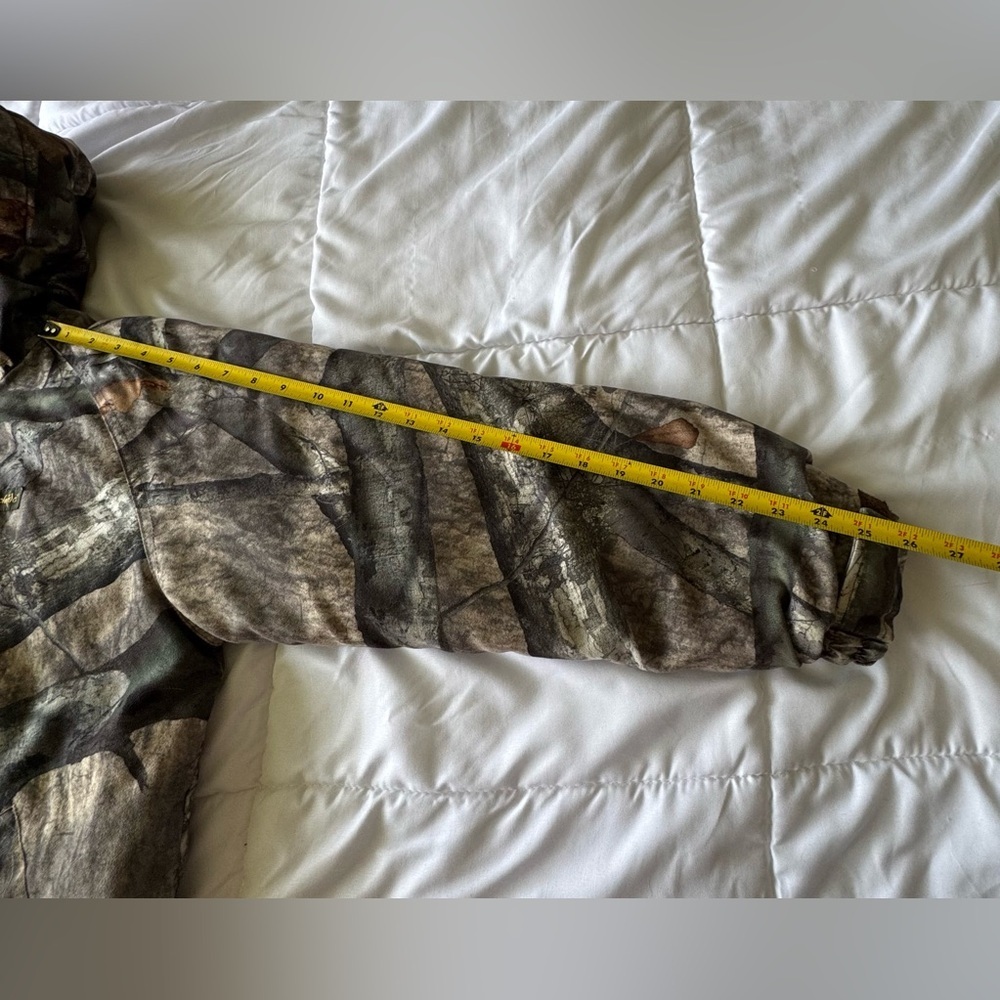 **Gamehide/Mossy Oak Break-Up Lined Camouflage Hunting Jacket Boy's Size L” - Picture 10 of 13